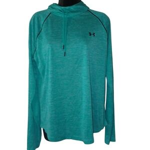 Under Armour Pullover Hoodie Long Sleeve Activewear Top Athletic ‎ Women XLTeal